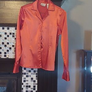 Nice Lightweight Coral Blouse